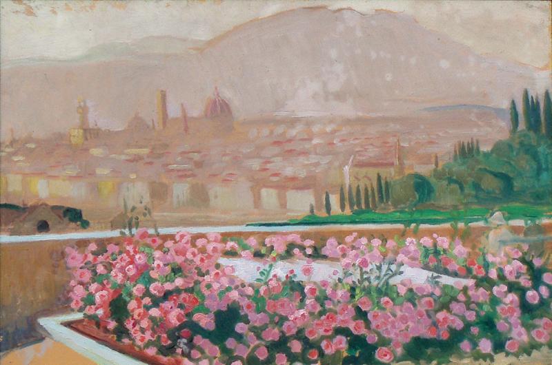 "Vue de Florence depuis San Miniato", 1931, Collection particulière "Vue de Florence depuis San Miniato", 1931, Collection particulière