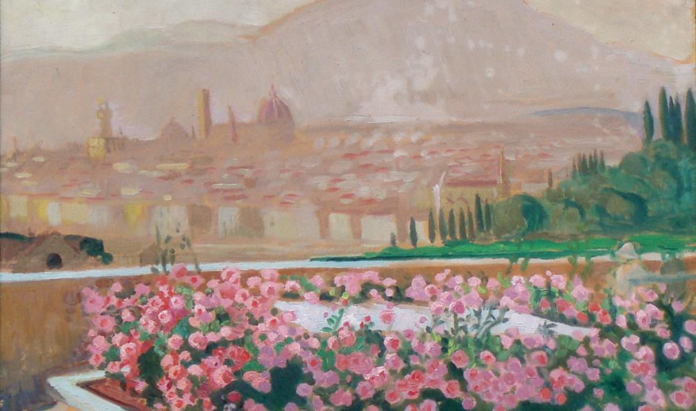 "Vue de Florence depuis San Miniato", 1931, Collection particulière
